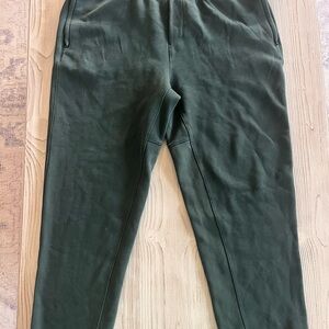 Lululemon track pants jogger Pants forest green mens size XL